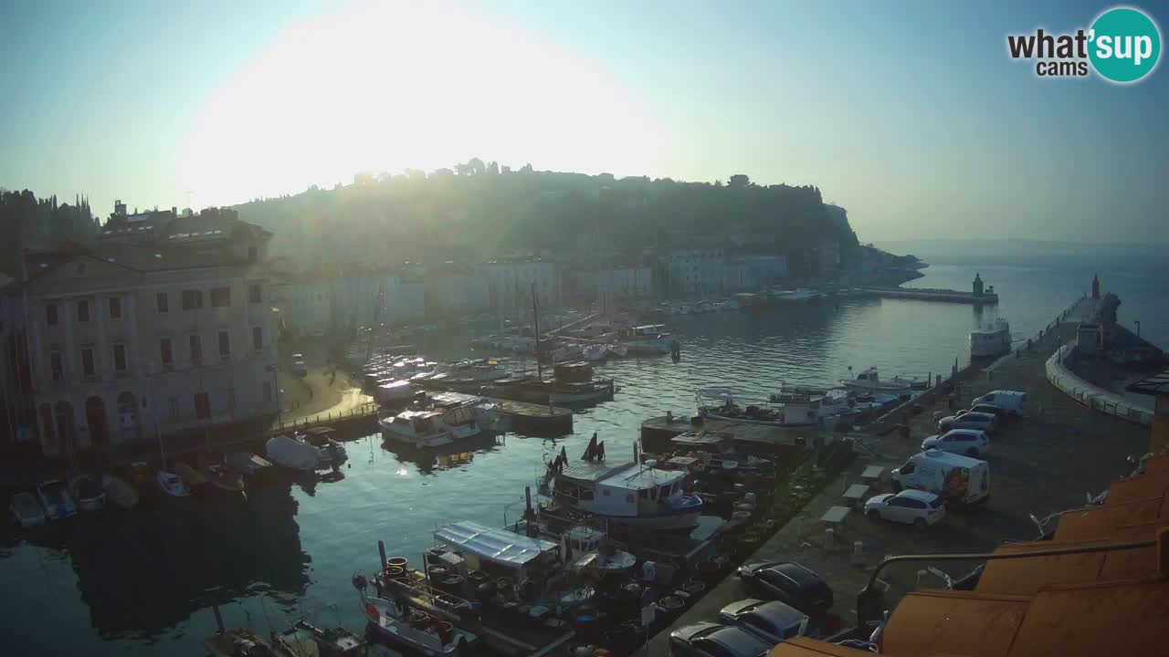 Cámara web en vivo desde Piran “Mandrač” – Increíble vista en vivo desde Villa Piranesi