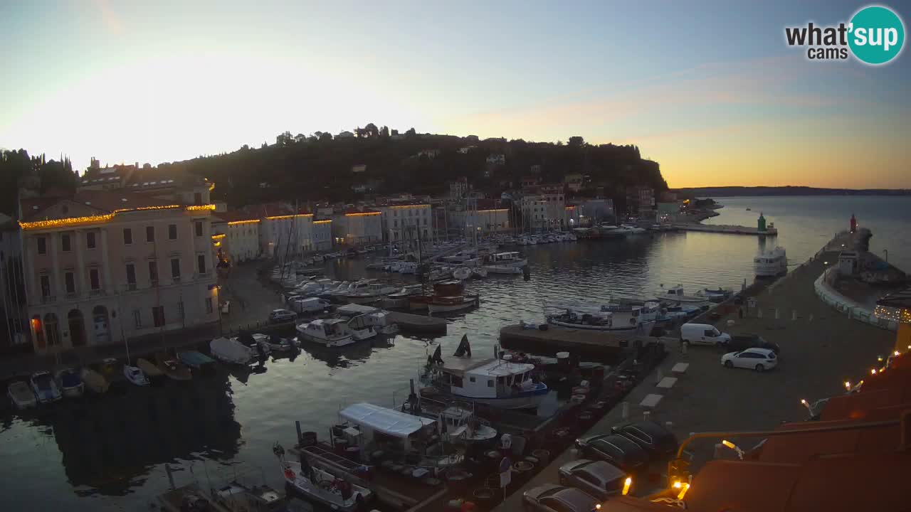 Cámara web en vivo desde Piran “Mandrač” – Increíble vista en vivo desde Villa Piranesi