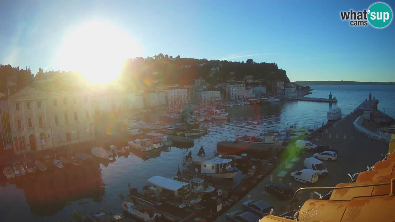 Live webcam from Piran “Mandrač” – Amazing live view from Villa Piranesi