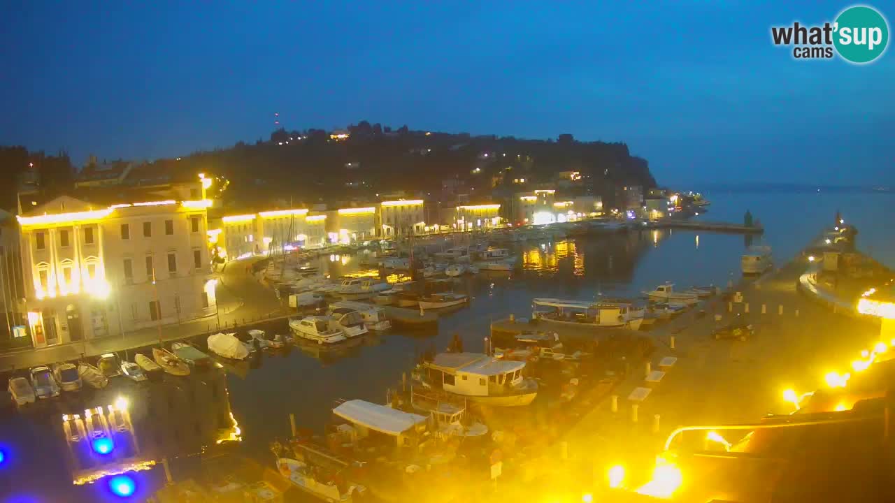 Cámara web en vivo desde Piran “Mandrač” – Increíble vista en vivo desde Villa Piranesi