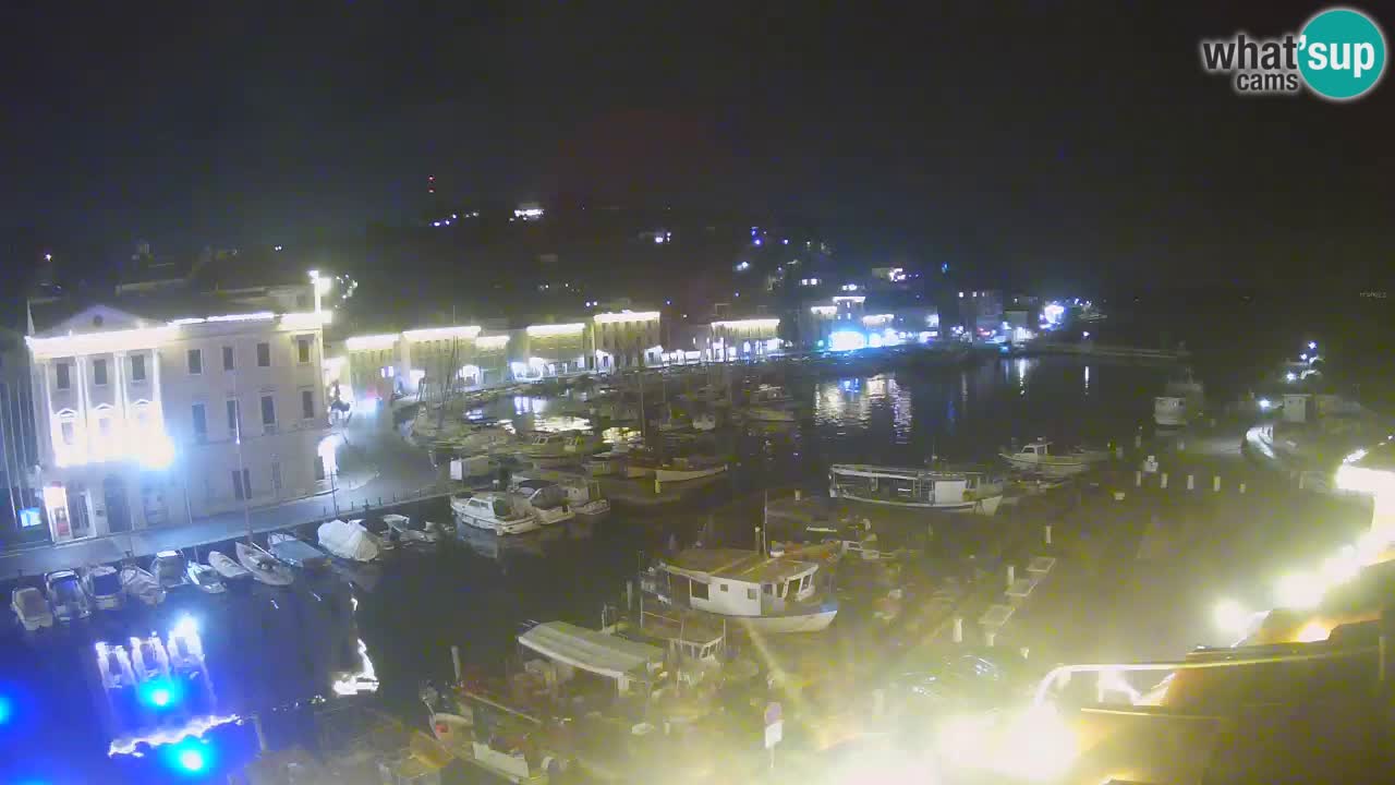 Webcam en direct de Piran “Mandrač” – Incroyable vue en direct de la Villa Piranesi