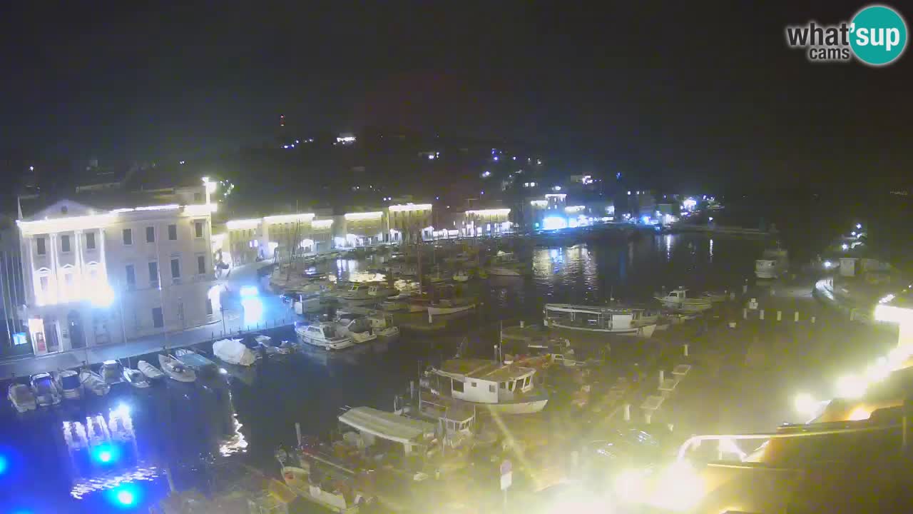 Webcam en direct de Piran “Mandrač” – Incroyable vue en direct de la Villa Piranesi