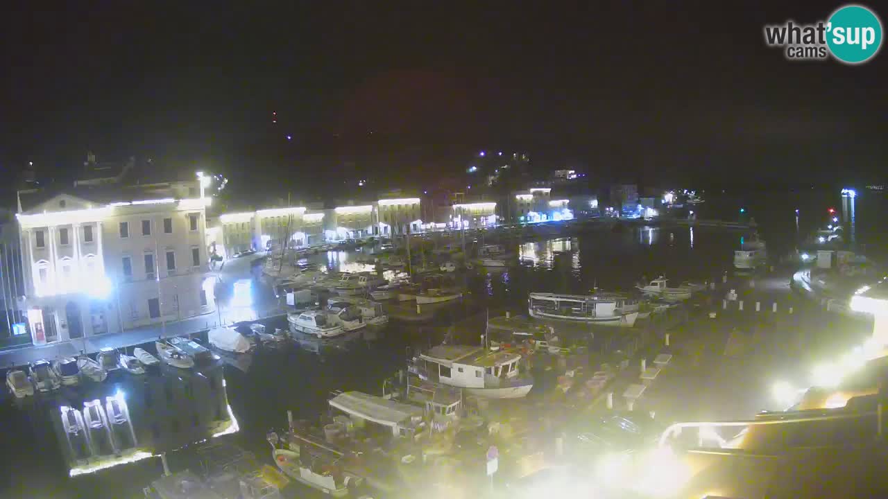 Live webcam da Pirano “Mandrač” – Splendida vista live da Villa Piranesi