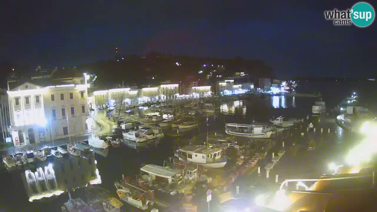 Live webcam da Pirano “Mandrač” – Splendida vista live da Villa Piranesi