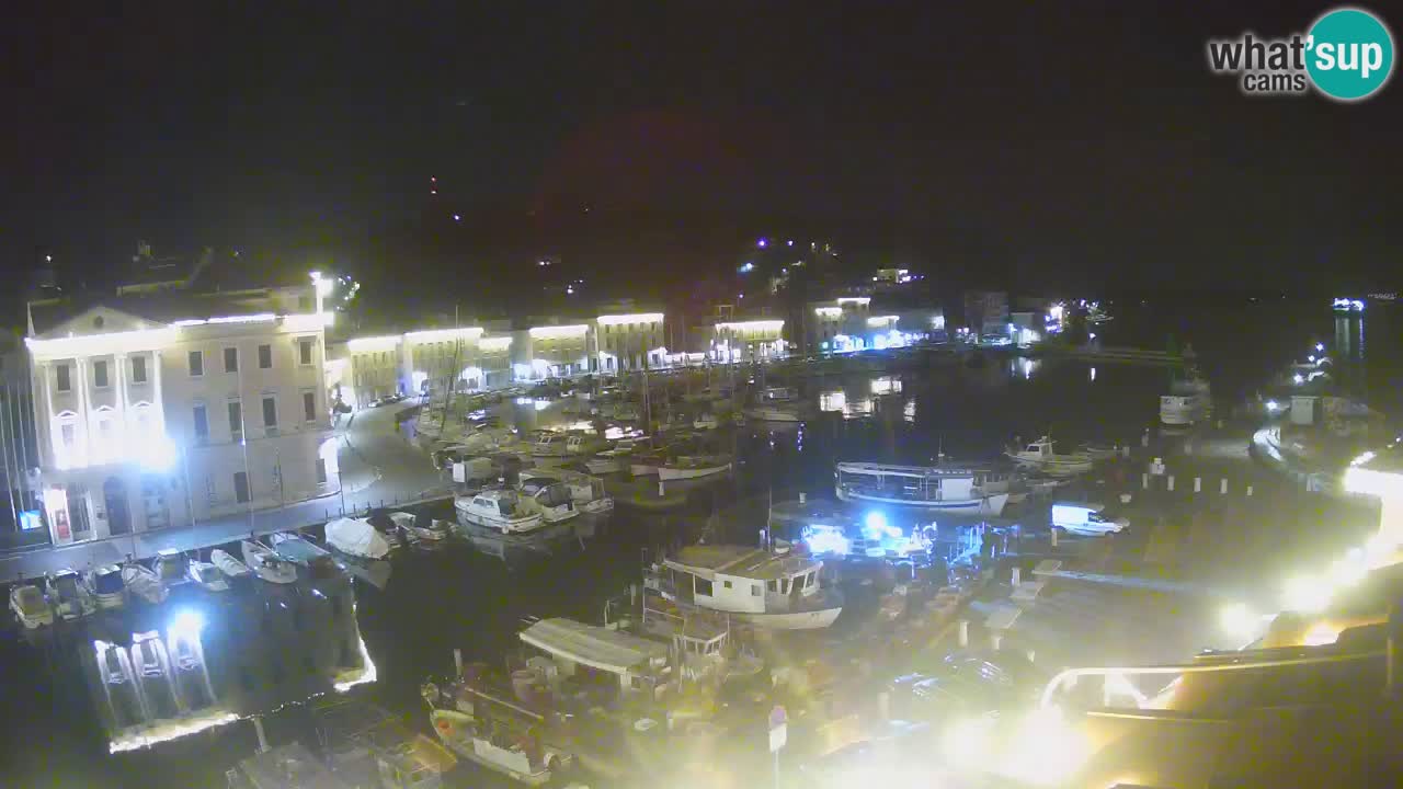 Live webcam da Pirano “Mandrač” – Splendida vista live da Villa Piranesi