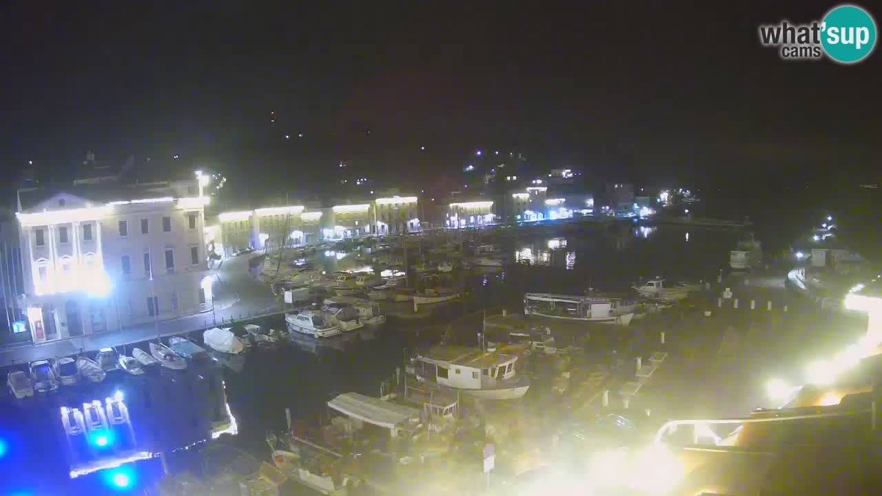 Webcam en direct de Piran “Mandrač” – Incroyable vue en direct de la Villa Piranesi