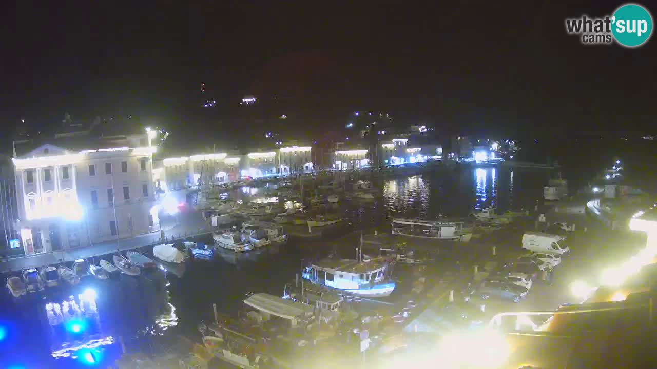 Webcam en direct de Piran “Mandrač” – Incroyable vue en direct de la Villa Piranesi