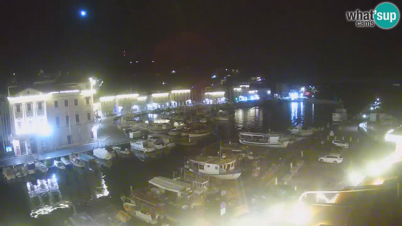 Live webcam da Pirano “Mandrač” – Splendida vista live da Villa Piranesi