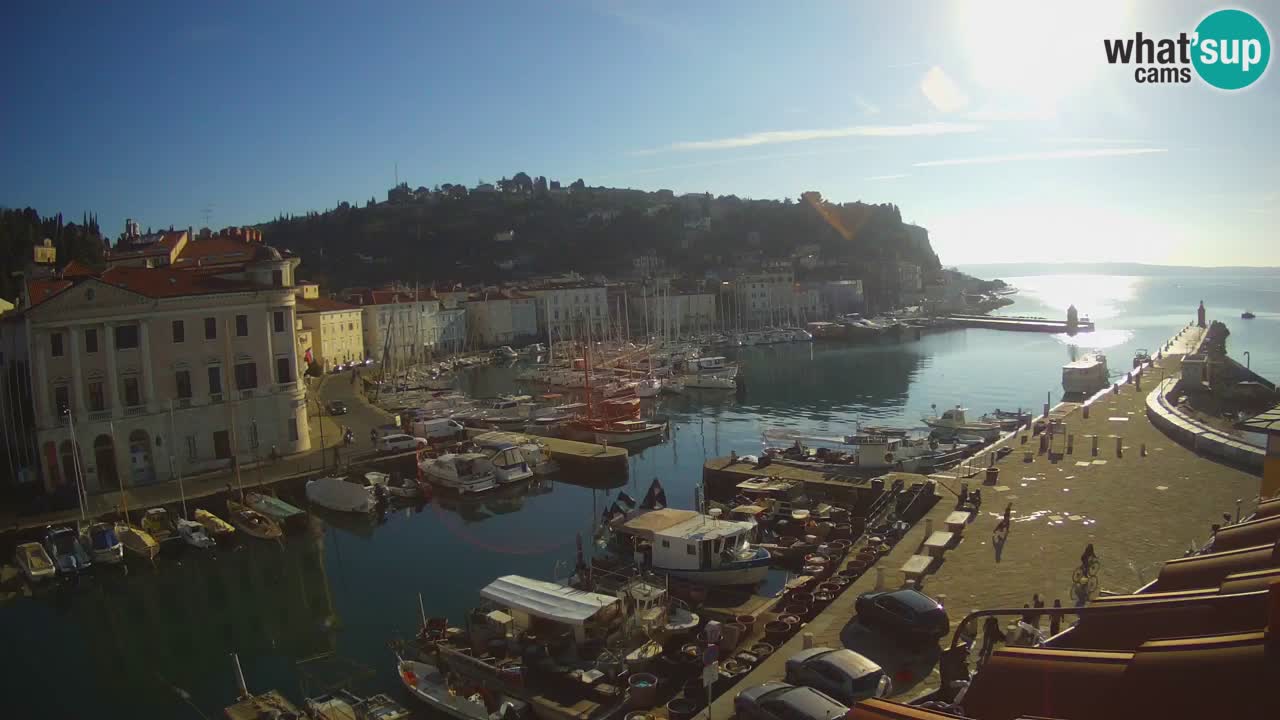 Cámara web en vivo desde Piran “Mandrač” – Increíble vista en vivo desde Villa Piranesi