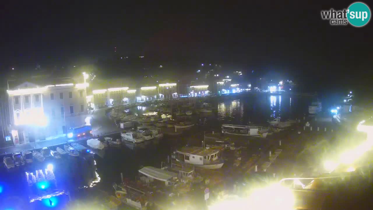 Webcam en direct de Piran “Mandrač” – Incroyable vue en direct de la Villa Piranesi