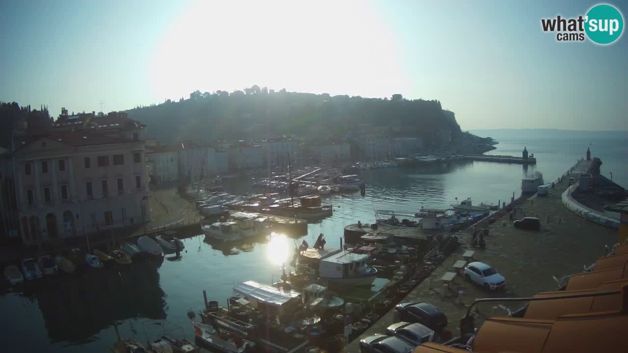 Cámara web en vivo desde Piran “Mandrač” – Increíble vista en vivo desde Villa Piranesi