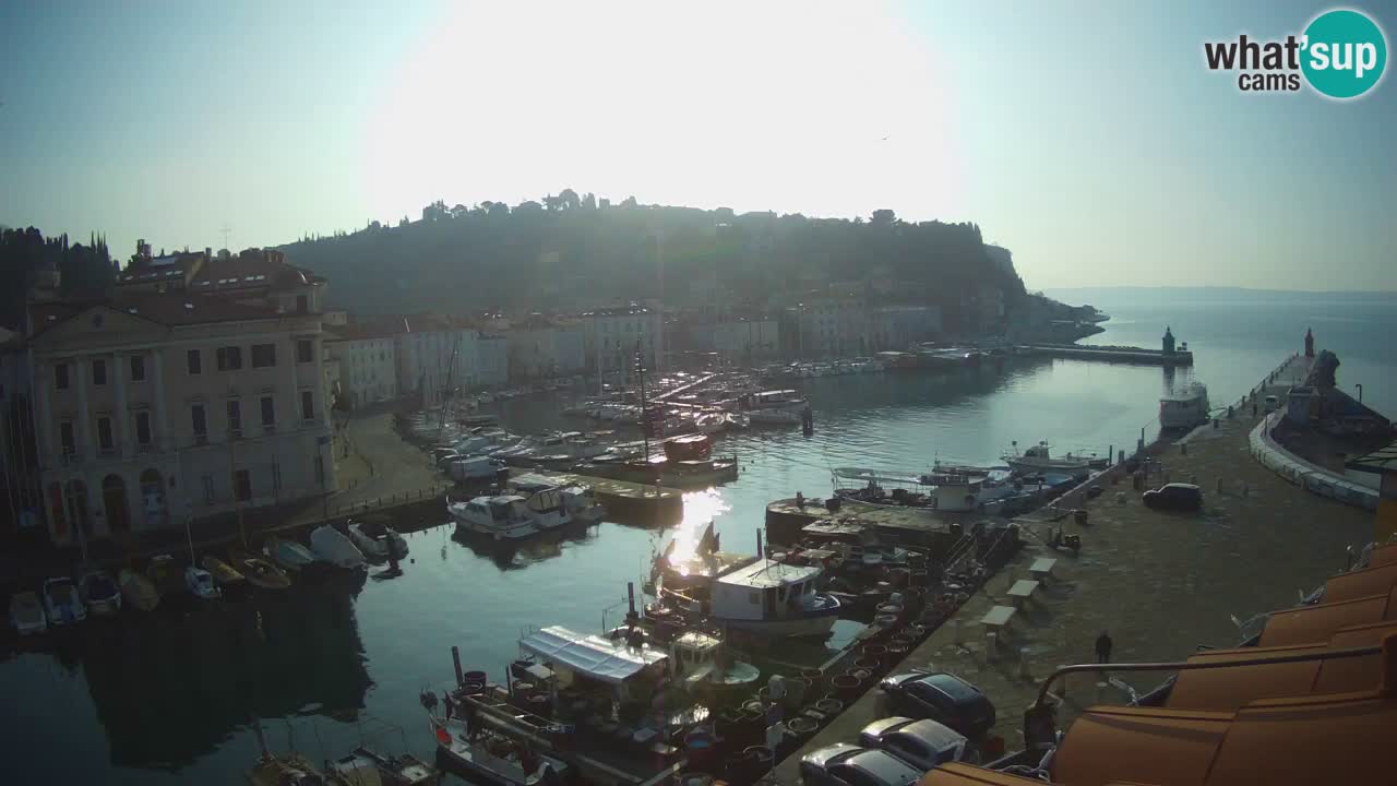 Cámara web en vivo desde Piran “Mandrač” – Increíble vista en vivo desde Villa Piranesi