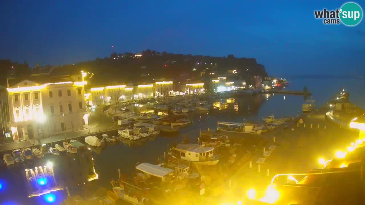 Live-Webcam aus Piran “Mandrač” – Erstaunliche Live-Ansicht von Villa Piranesi