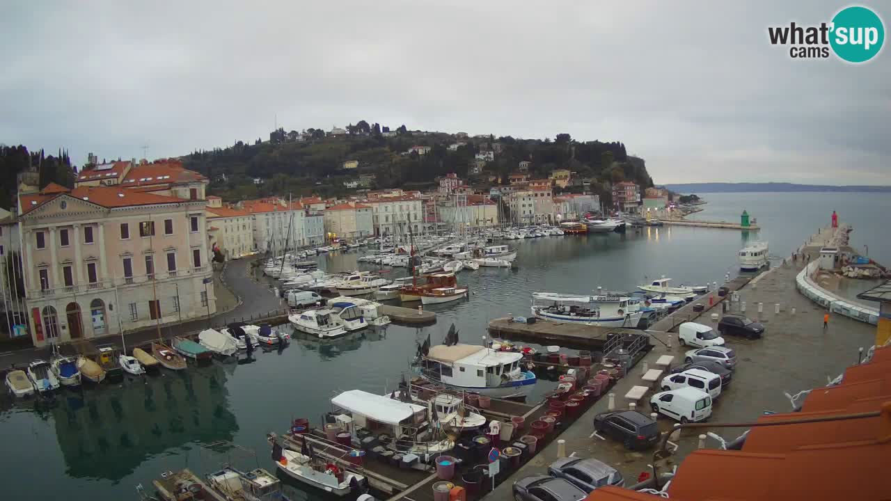 Cámara web en vivo desde Piran “Mandrač” – Increíble vista en vivo desde Villa Piranesi