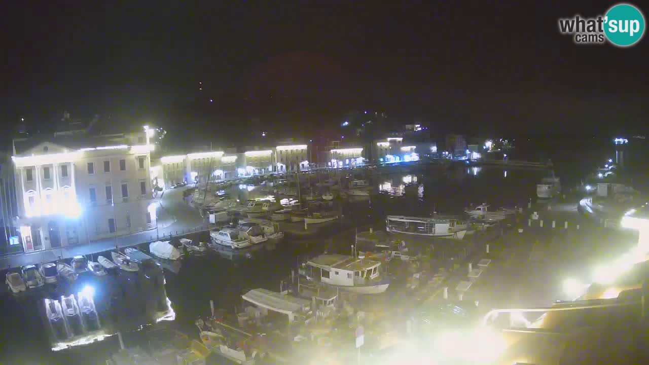 Live webcam da Pirano “Mandrač” – Splendida vista live da Villa Piranesi