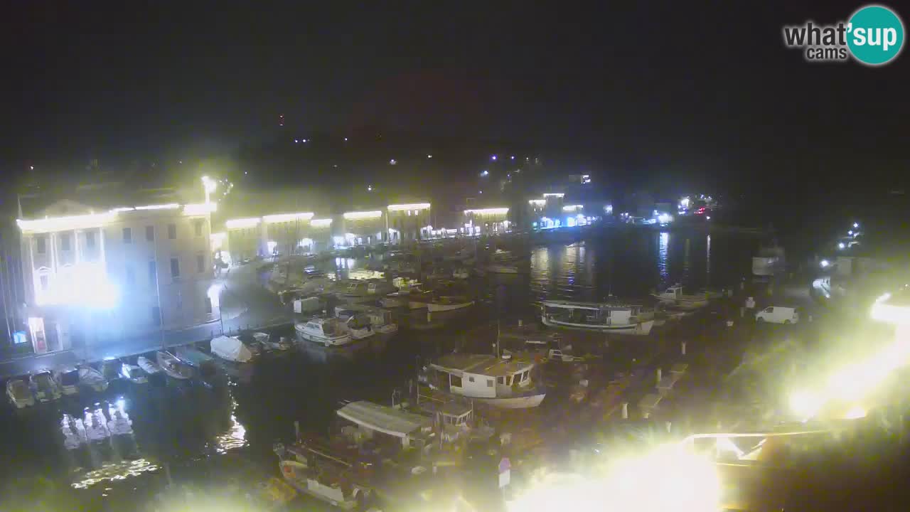 Webcam en direct de Piran “Mandrač” – Incroyable vue en direct de la Villa Piranesi
