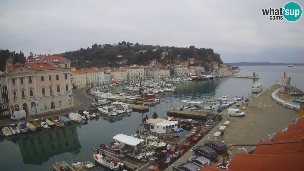 Live-Webcam aus Piran “Mandrač” – Erstaunliche Live-Ansicht von Villa Piranesi