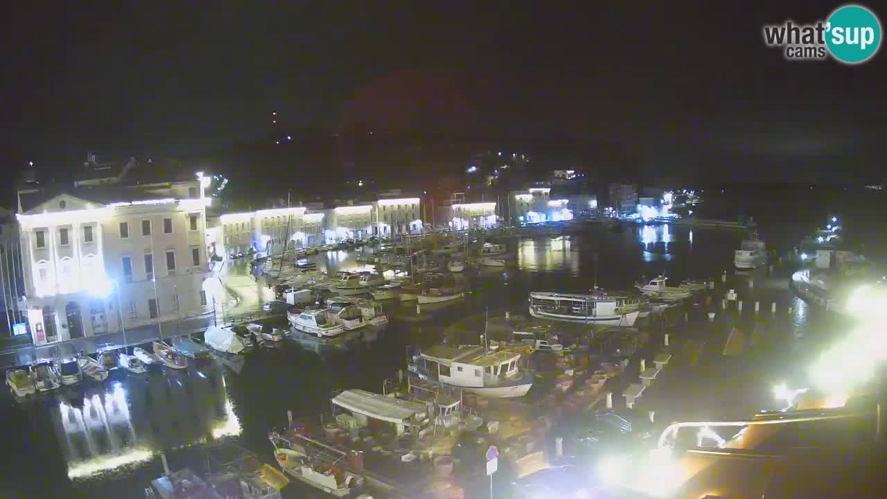 Live webcam da Pirano “Mandrač” – Splendida vista live da Villa Piranesi