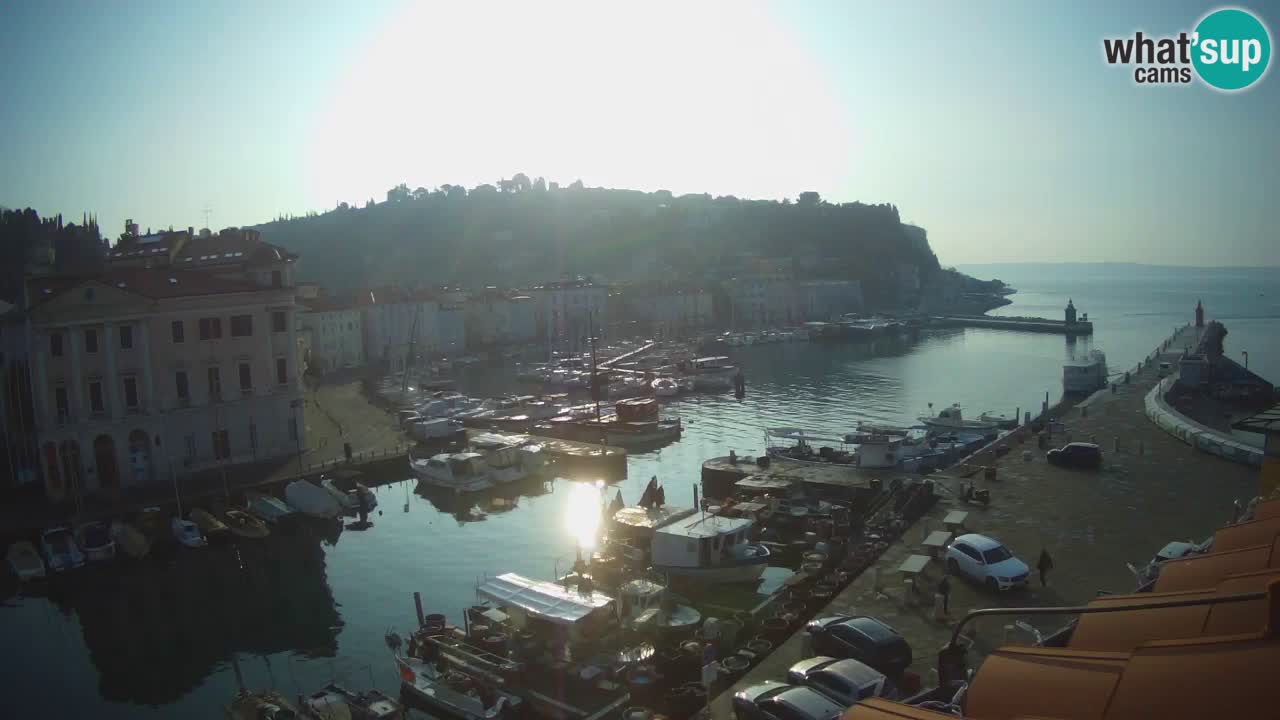 Live webcam from Piran “Mandrač” – Amazing live view from Villa Piranesi