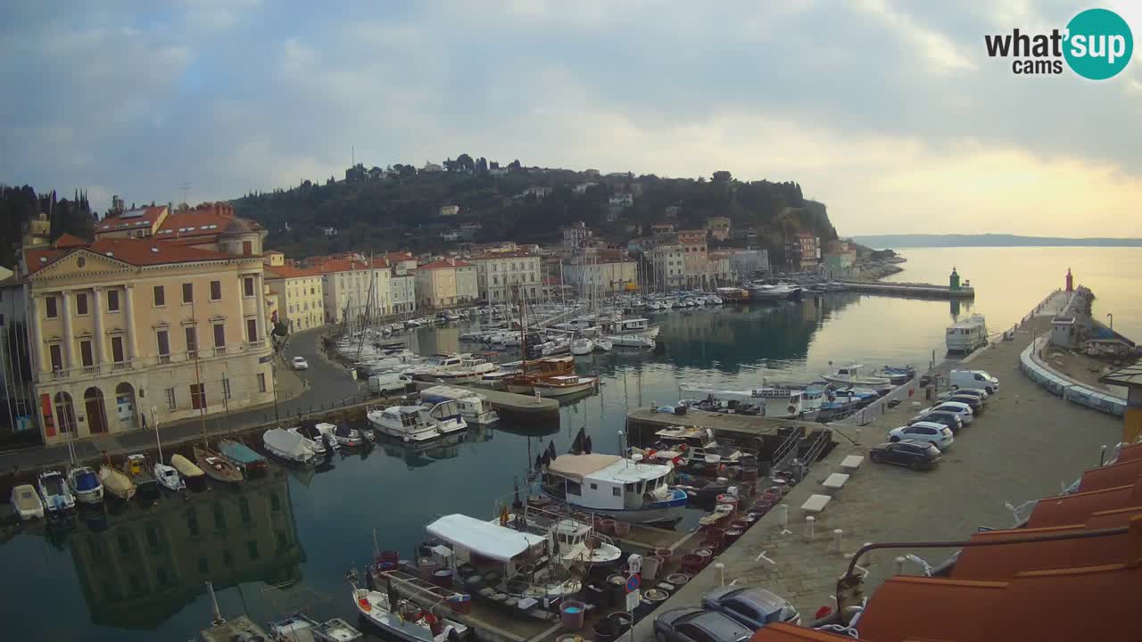 Live webcam from Piran “Mandrač” – Amazing live view from Villa Piranesi