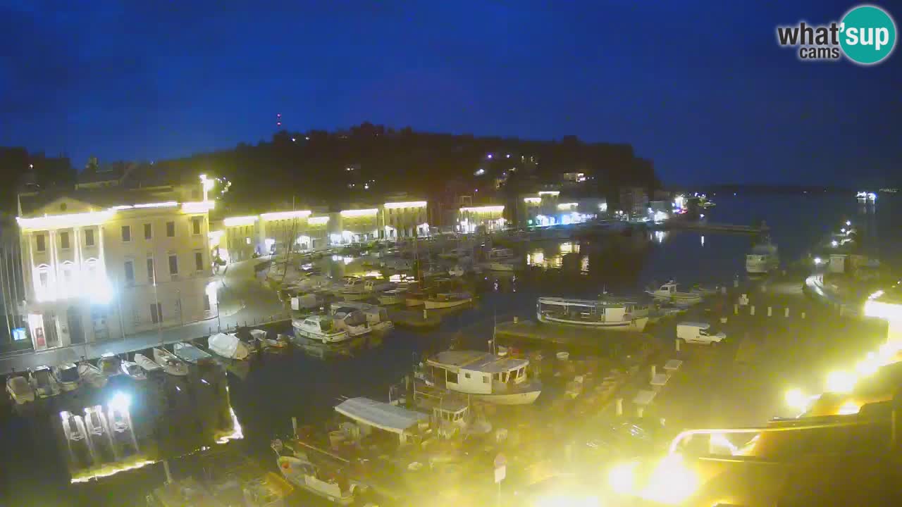Webcam en direct de Piran “Mandrač” – Incroyable vue en direct de la Villa Piranesi