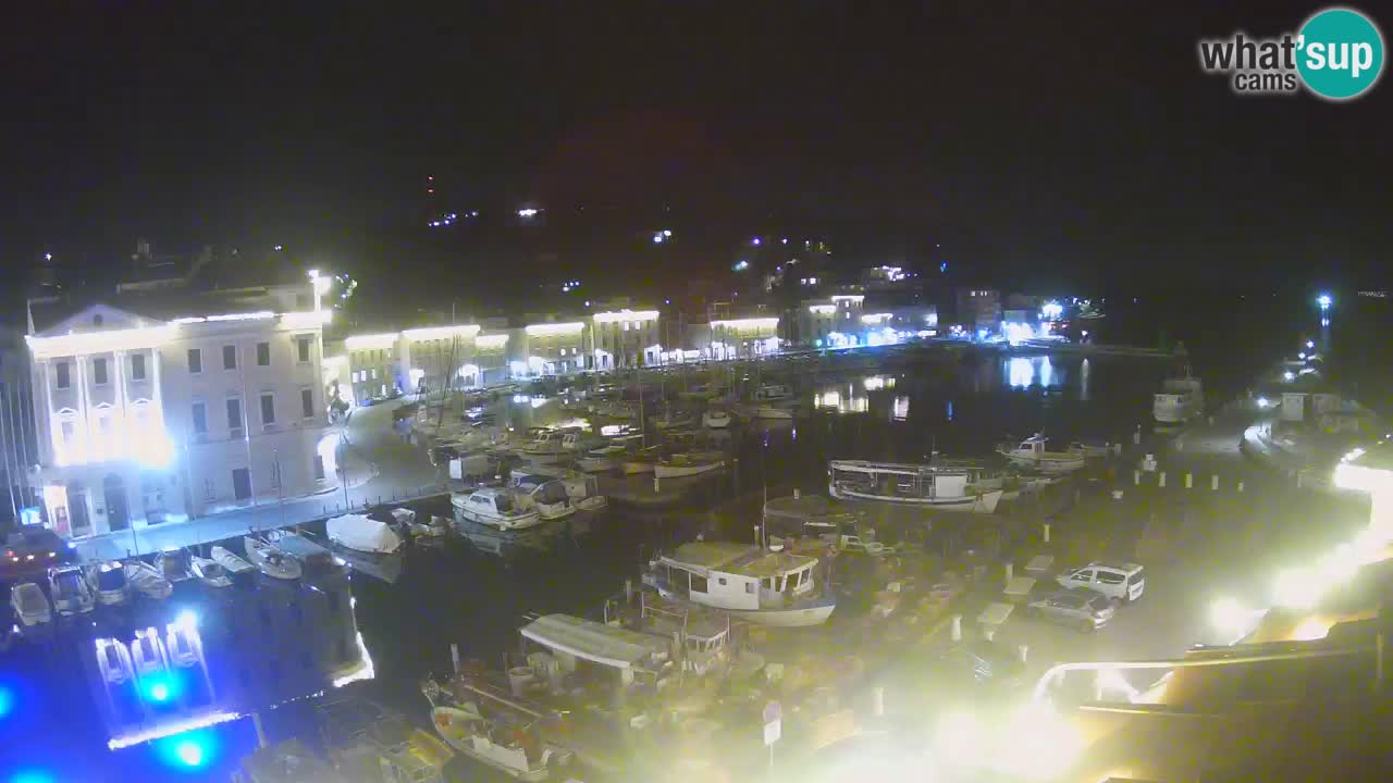 Live-Webcam aus Piran “Mandrač” – Erstaunliche Live-Ansicht von Villa Piranesi