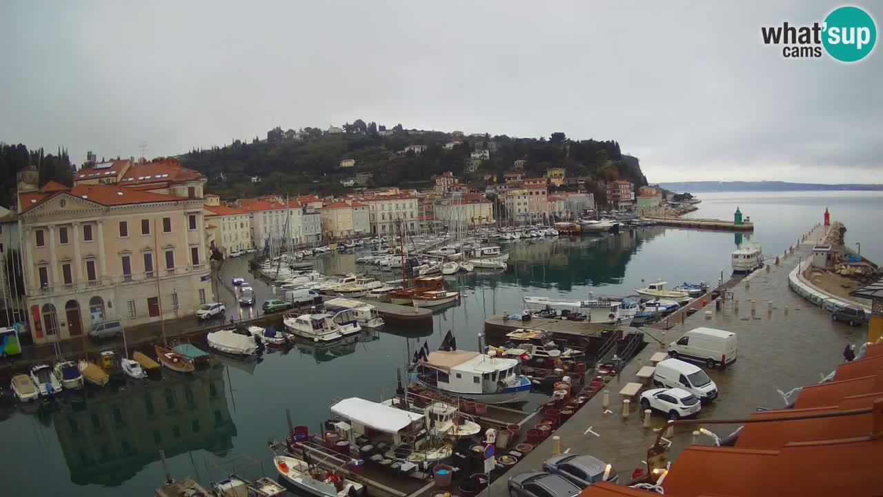 Cámara web en vivo desde Piran “Mandrač” – Increíble vista en vivo desde Villa Piranesi