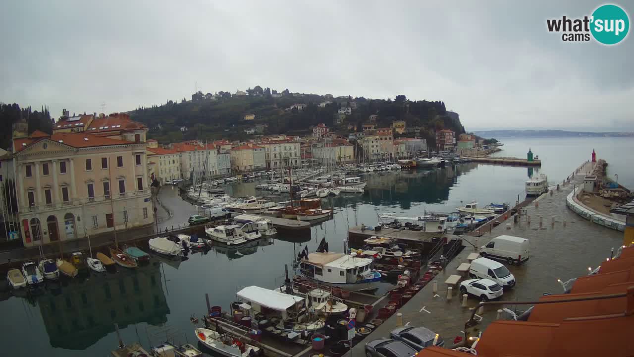 Cámara web en vivo desde Piran “Mandrač” – Increíble vista en vivo desde Villa Piranesi