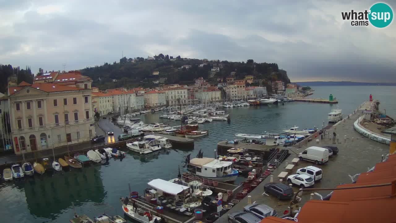 Cámara web en vivo desde Piran “Mandrač” – Increíble vista en vivo desde Villa Piranesi