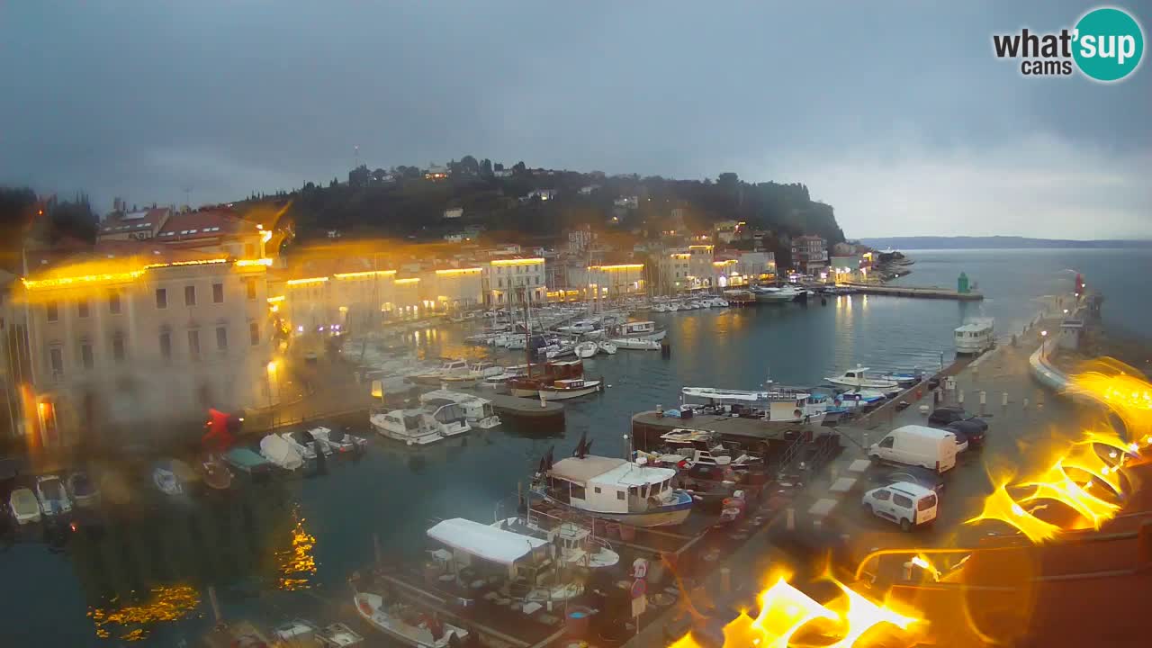 Cámara web en vivo desde Piran “Mandrač” – Increíble vista en vivo desde Villa Piranesi