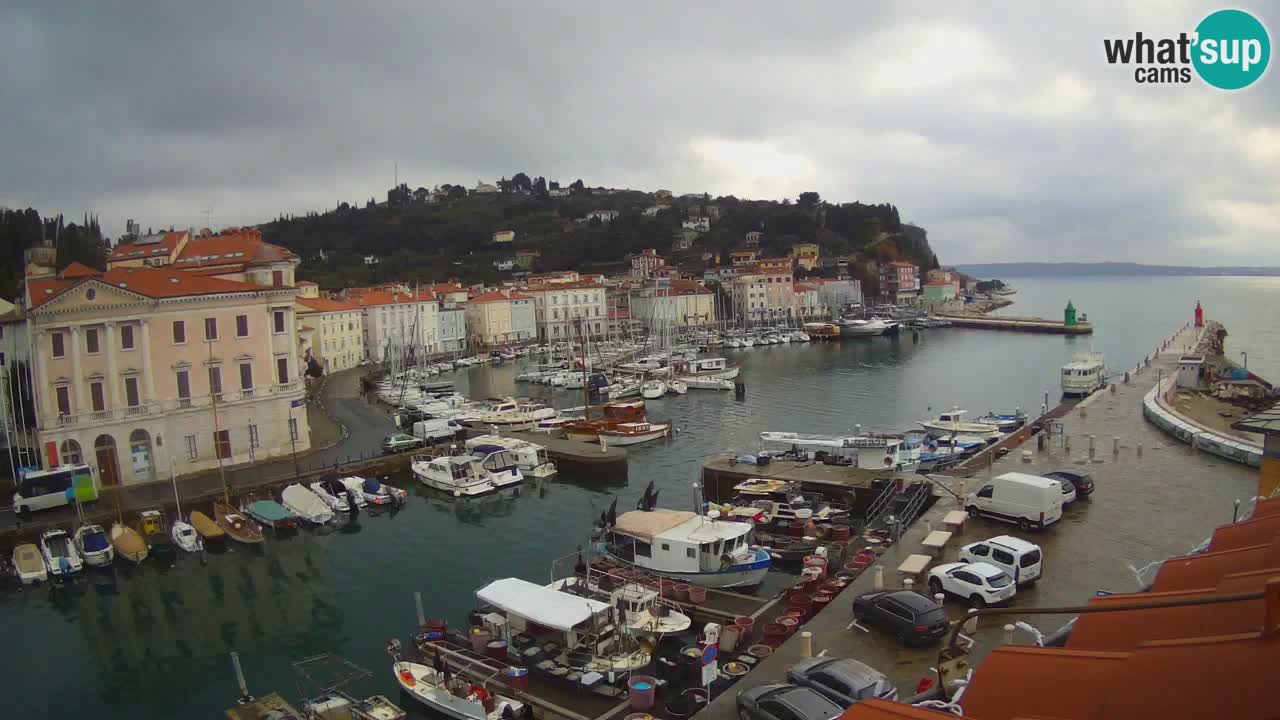 Cámara web en vivo desde Piran “Mandrač” – Increíble vista en vivo desde Villa Piranesi