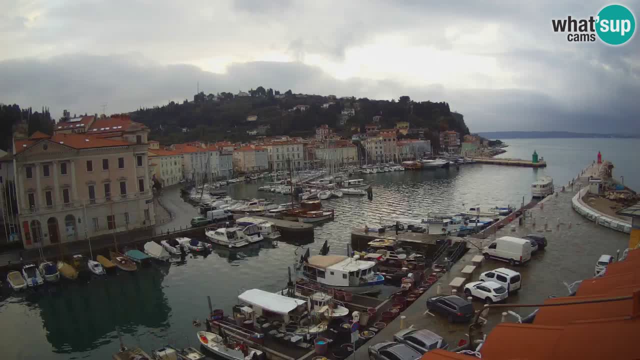 Cámara web en vivo desde Piran “Mandrač” – Increíble vista en vivo desde Villa Piranesi