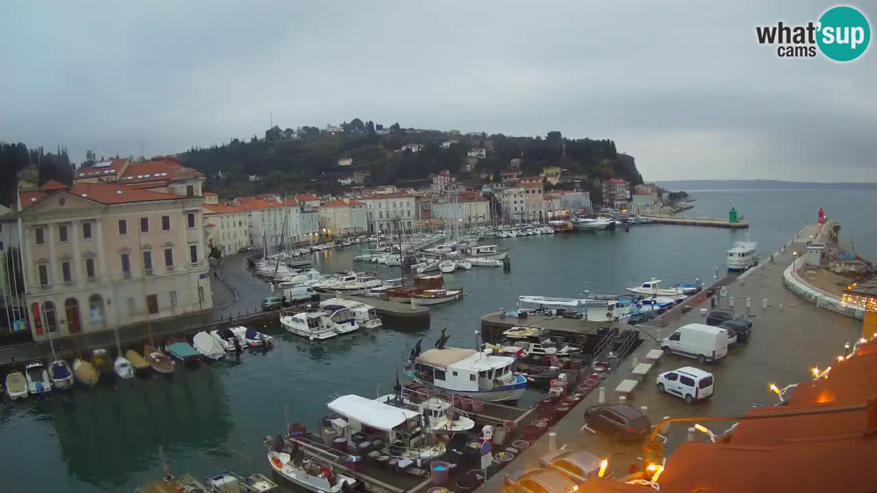 Cámara web en vivo desde Piran “Mandrač” – Increíble vista en vivo desde Villa Piranesi