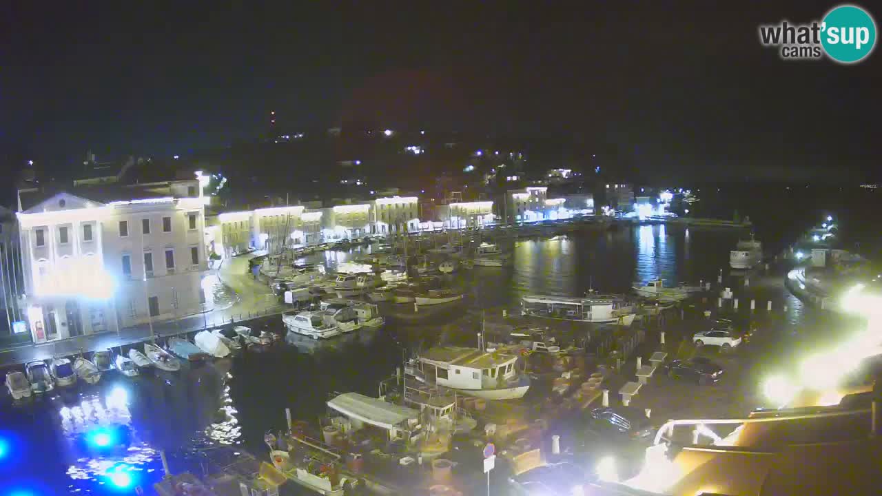 Live webcam da Pirano “Mandrač” – Splendida vista live da Villa Piranesi