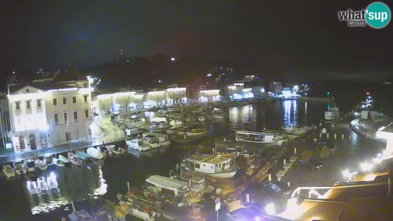 Webcam en direct de Piran “Mandrač” – Incroyable vue en direct de la Villa Piranesi