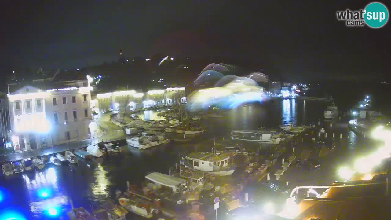 Webcam en direct de Piran “Mandrač” – Incroyable vue en direct de la Villa Piranesi