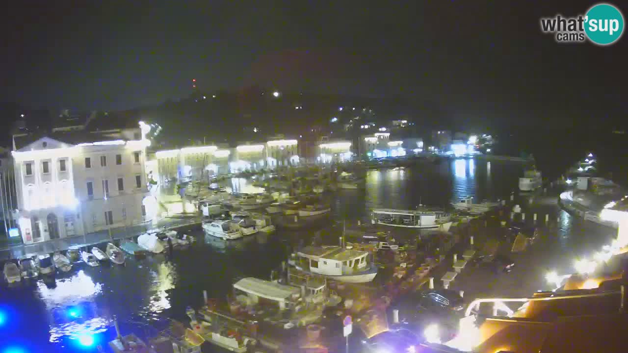 Live webcam da Pirano “Mandrač” – Splendida vista live da Villa Piranesi