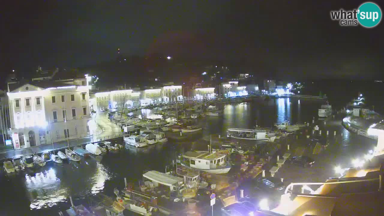 Live webcam da Pirano “Mandrač” – Splendida vista live da Villa Piranesi