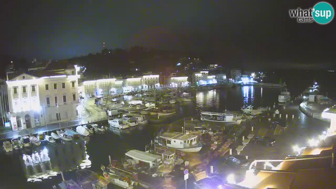 Live webcam da Pirano “Mandrač” – Splendida vista live da Villa Piranesi