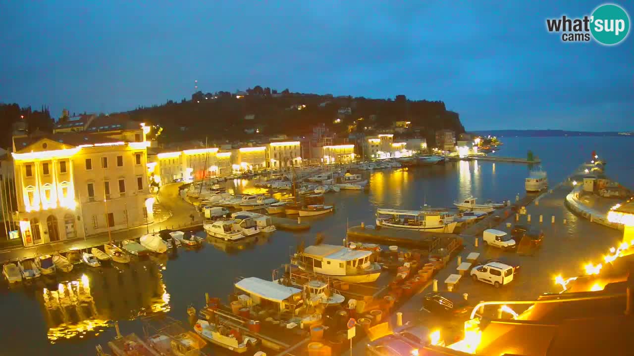 Live-Webcam aus Piran “Mandrač” – Erstaunliche Live-Ansicht von Villa Piranesi