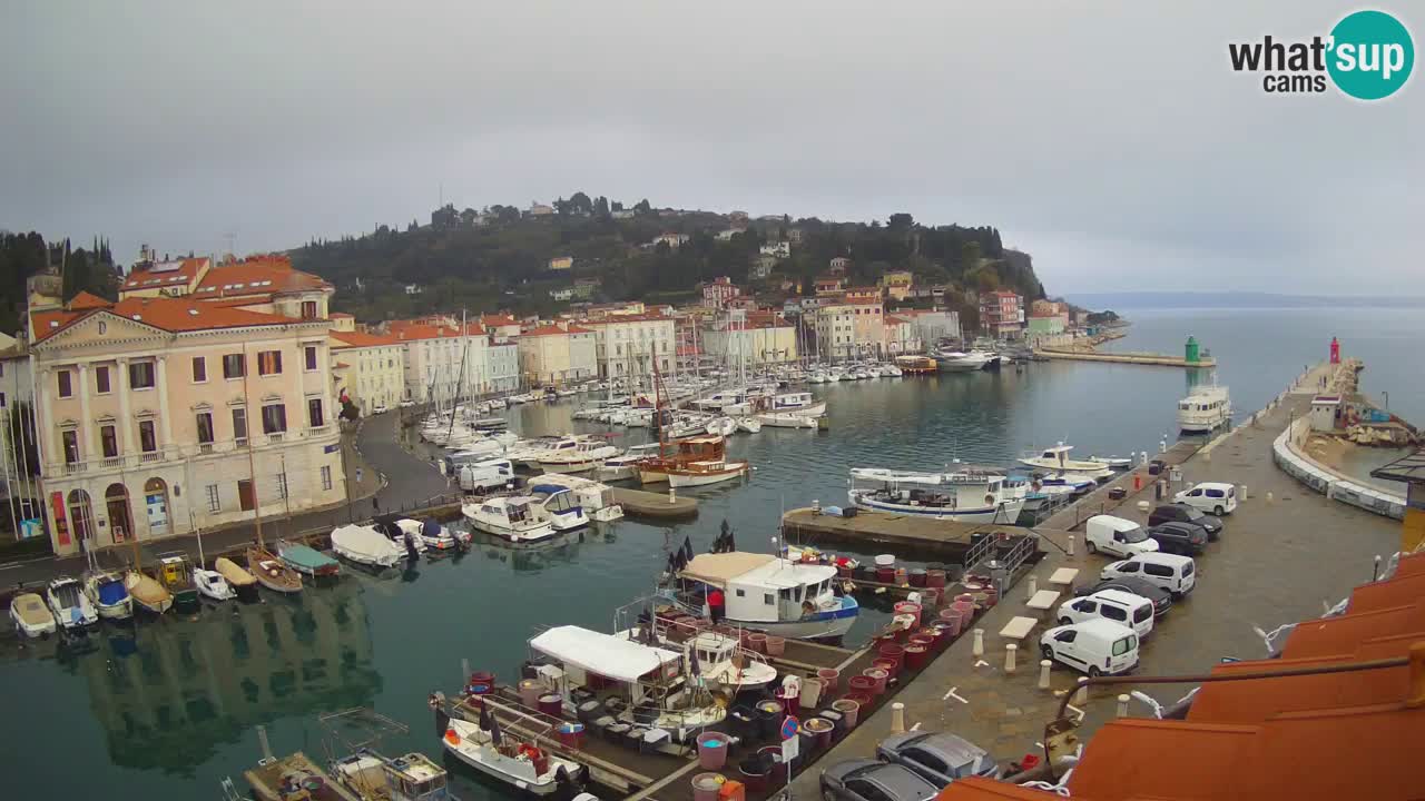 Cámara web en vivo desde Piran “Mandrač” – Increíble vista en vivo desde Villa Piranesi