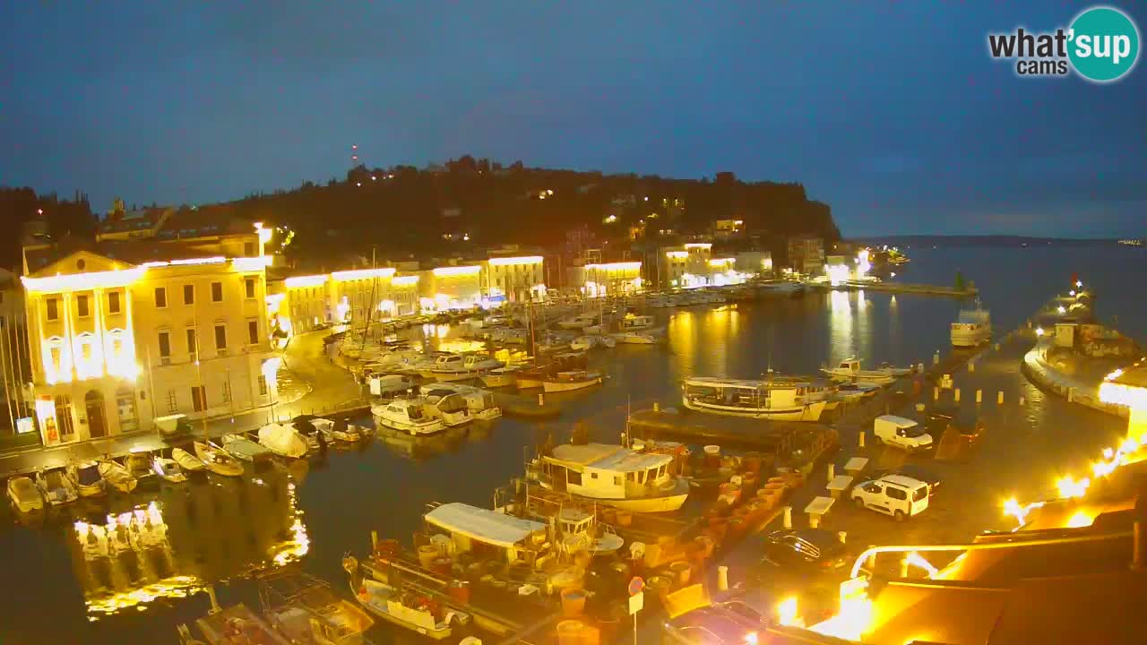 Live-Webcam aus Piran “Mandrač” – Erstaunliche Live-Ansicht von Villa Piranesi