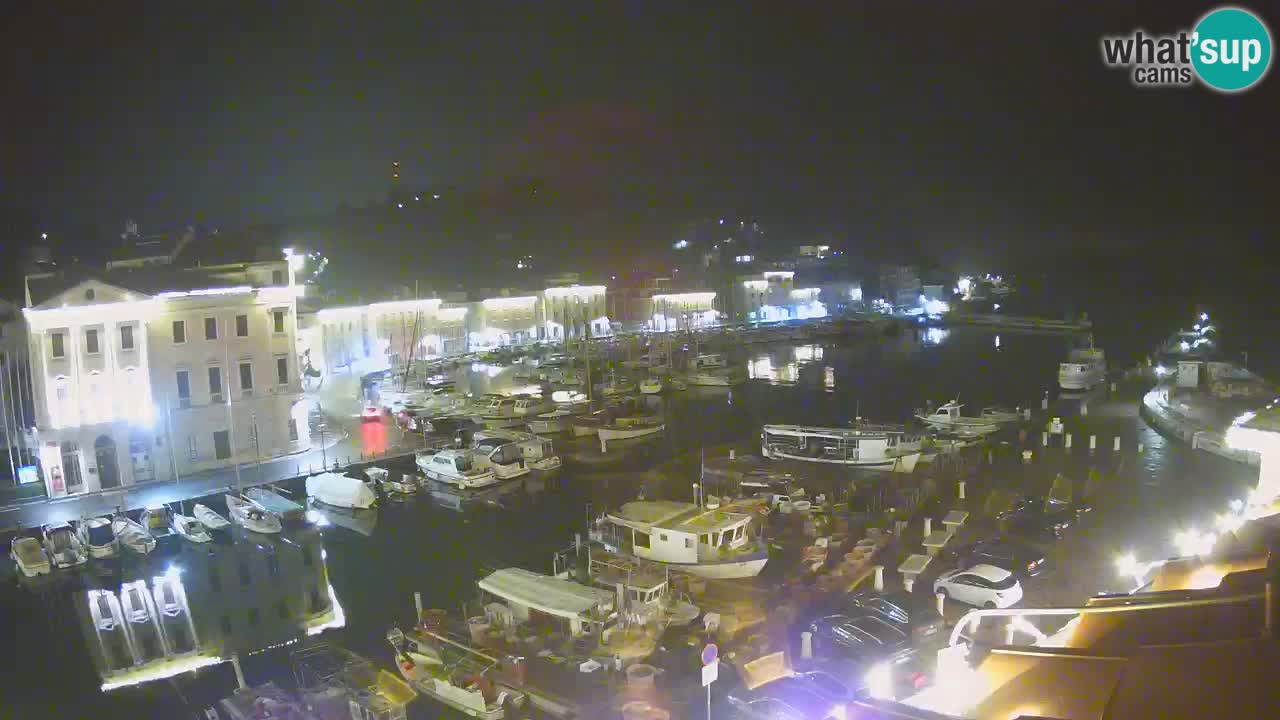 Webcam en direct de Piran “Mandrač” – Incroyable vue en direct de la Villa Piranesi