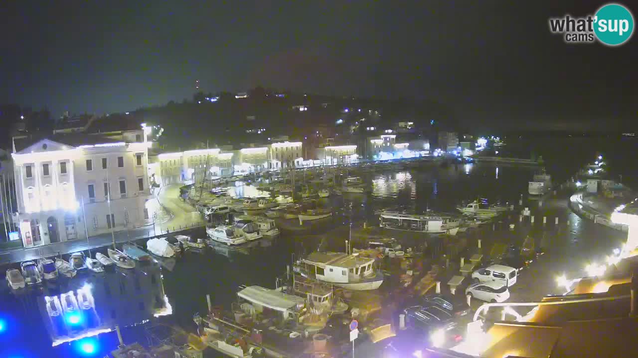 Live webcam da Pirano “Mandrač” – Splendida vista live da Villa Piranesi
