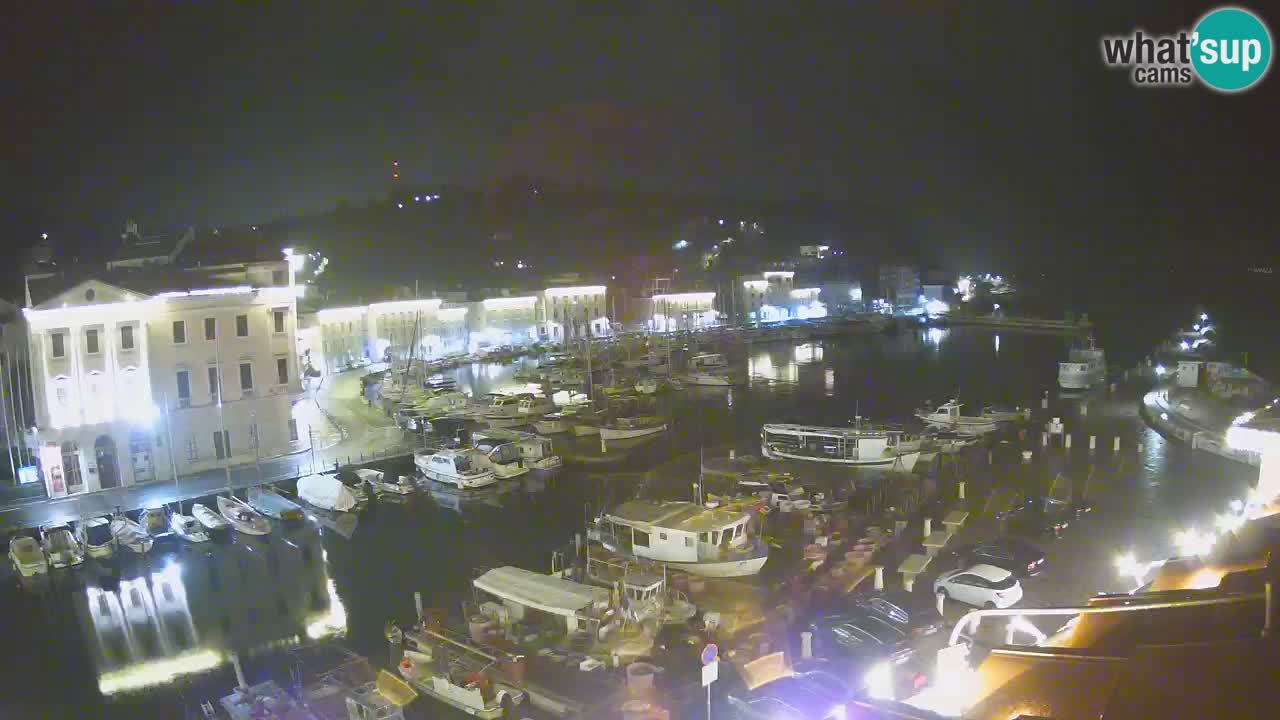 Webcam en direct de Piran “Mandrač” – Incroyable vue en direct de la Villa Piranesi