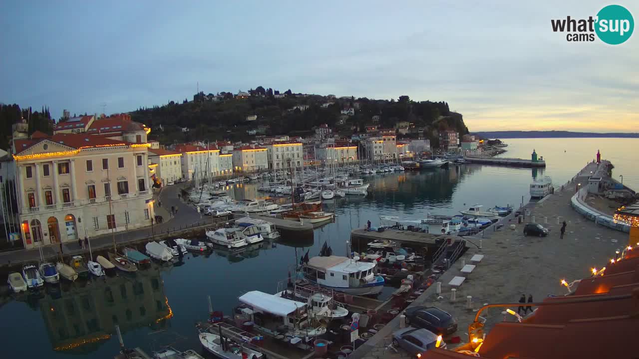Cámara web en vivo desde Piran “Mandrač” – Increíble vista en vivo desde Villa Piranesi