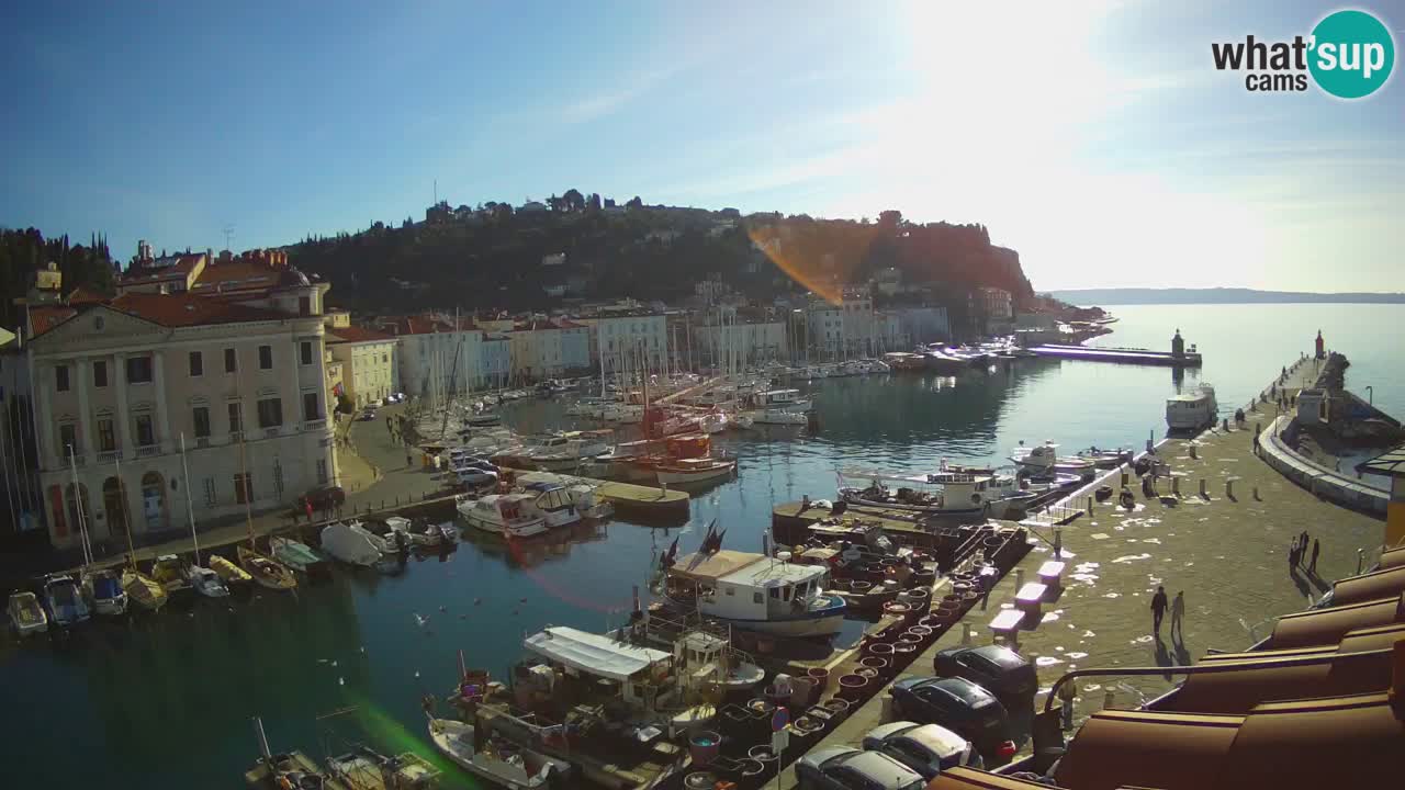 Cámara web en vivo desde Piran “Mandrač” – Increíble vista en vivo desde Villa Piranesi