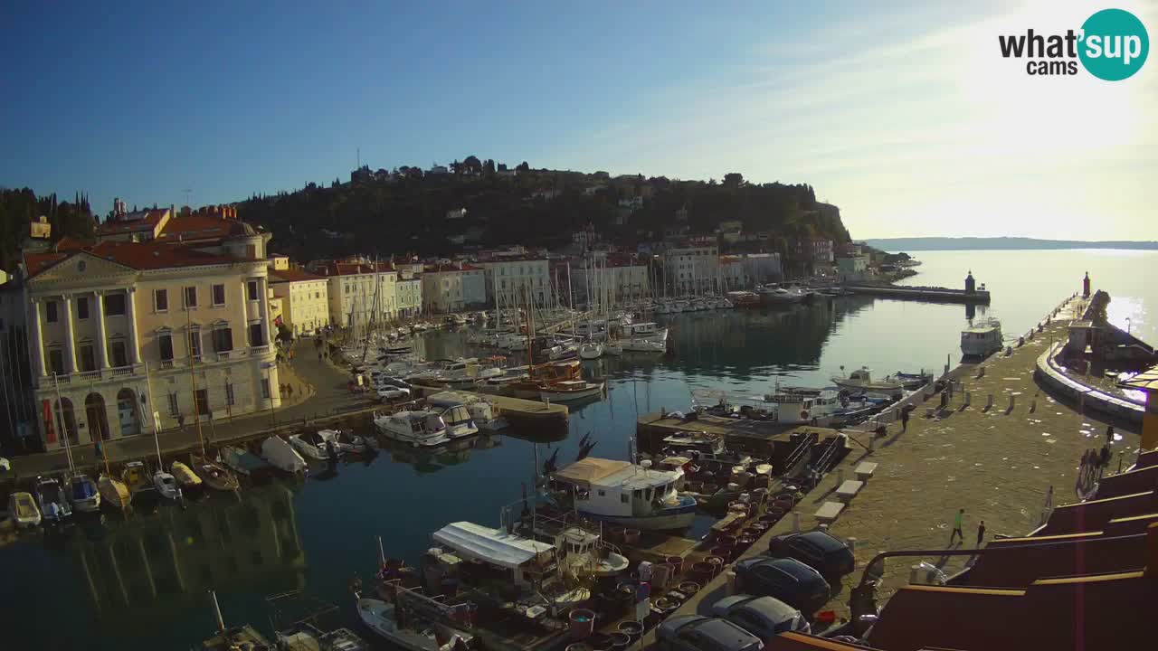 Cámara web en vivo desde Piran “Mandrač” – Increíble vista en vivo desde Villa Piranesi