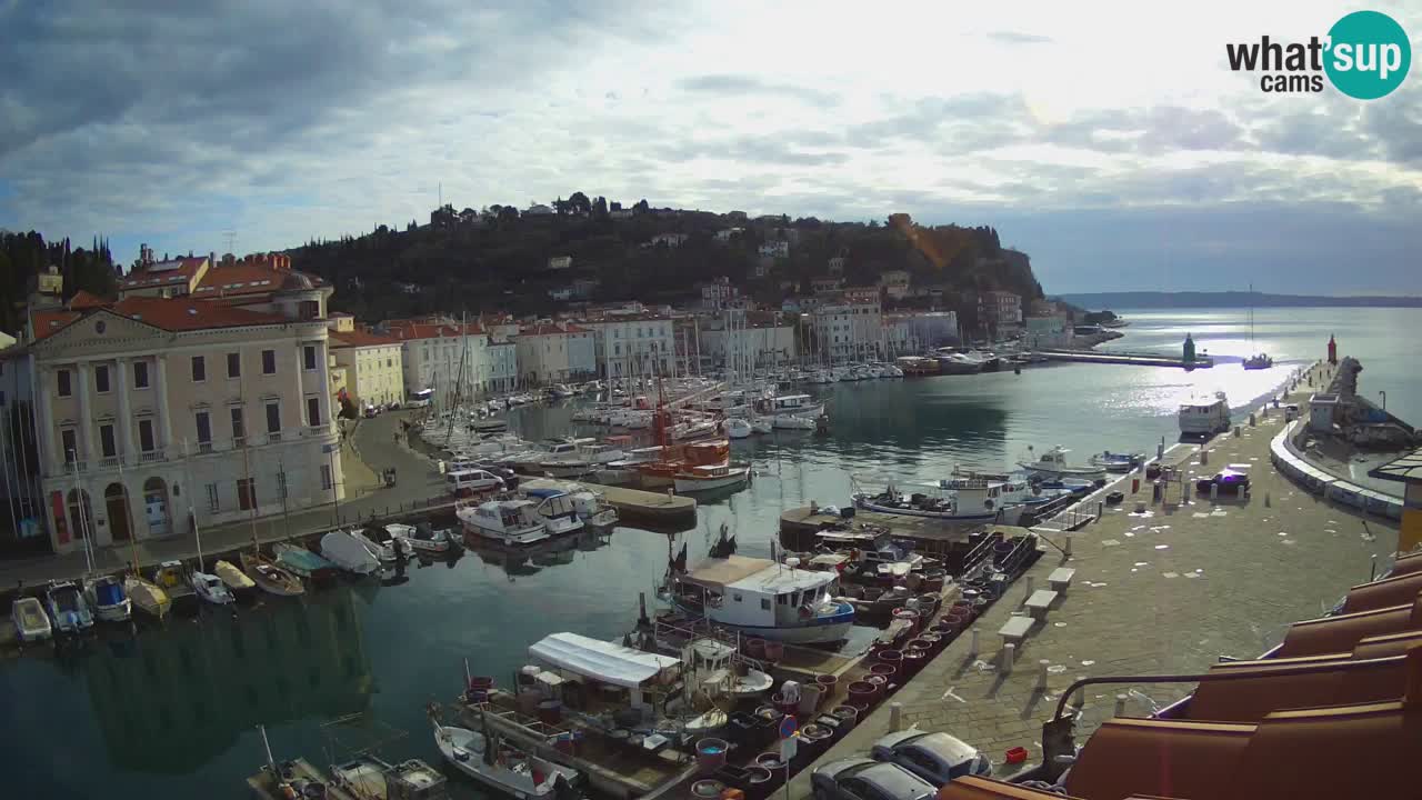 Cámara web en vivo desde Piran “Mandrač” – Increíble vista en vivo desde Villa Piranesi