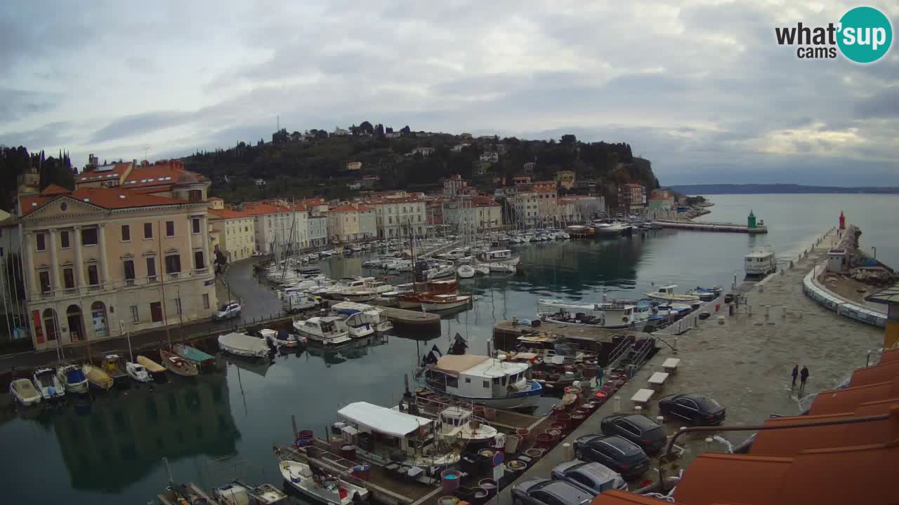 Live webcam from Piran “Mandrač” – Amazing live view from Villa Piranesi